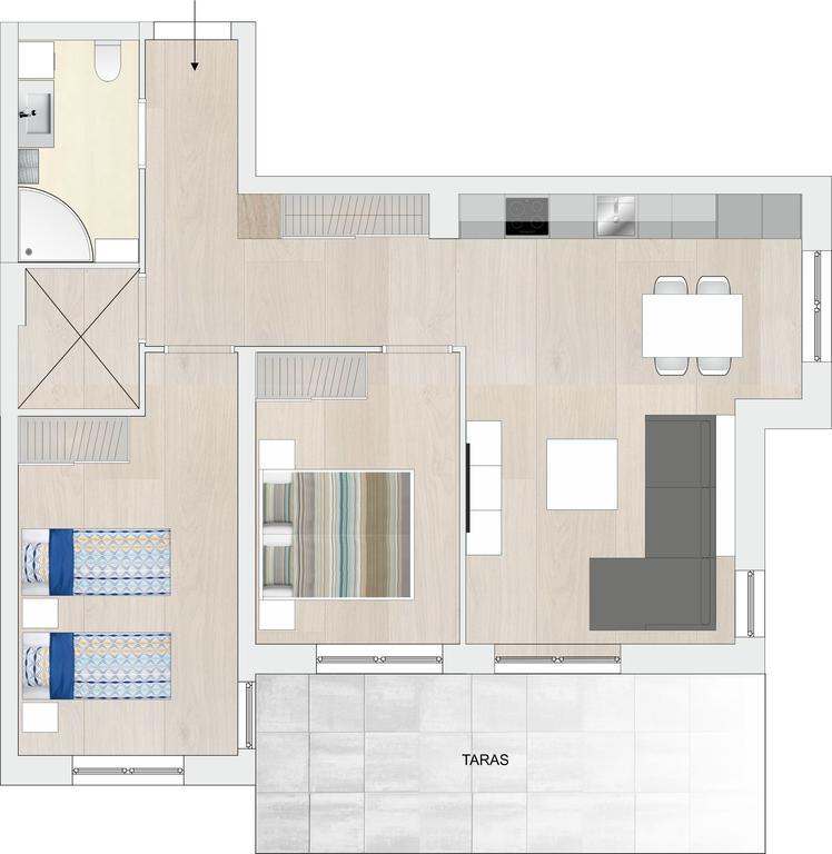Apartament Blue Sky Kolobrzeg Kołobrzeg Exterior foto